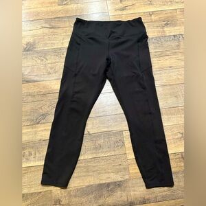Gaiam Black Ankle - Length Pocket Leggings